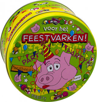 Feestbeest - Gevulde snoep trommel