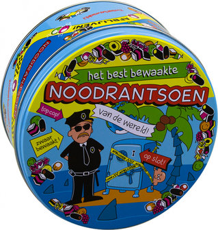 Noodrantsoen - Gevulde snoep trommel