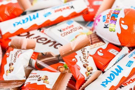 Kinder chocolade cirkel