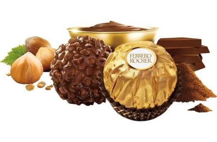 Houten liefdes Hart ferrero rocher