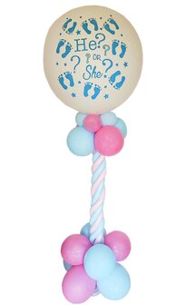 Gender-Reveal- Met Gedraaide Pilaar - It&#039;s a Boy or Girl