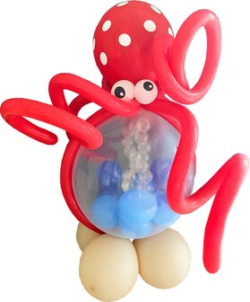 Stuffer ballon  met octopus