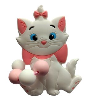 Siliconen Tutkoord &amp; bijtring set - Disney Aristokatten Marie