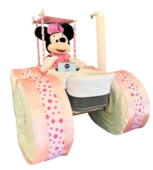 Tractor Disney Minnie met 88 pampers