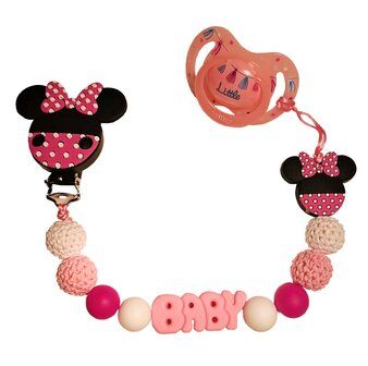 Siliconen Tutkoord  - Disney Minnie Mouse - Polkadot  