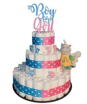 Pampertaart Gender Reveal - It&#039;s a Boy or Girl