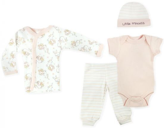 Koffertje gevuld met baby artikelen - kleding