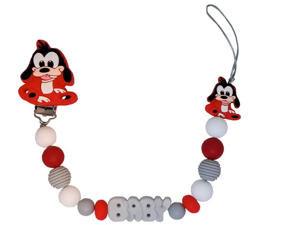 Siliconen Tutkoord - Goofy Disney rood