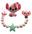 Siliconen Tutkoord & bijtring set - Disney Lilo & Stitch Roze