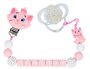 tutkoord Disney  aristokatten Marie met naam - roze & wit